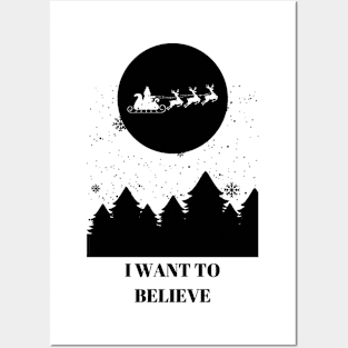 i want to believe Posters and Art